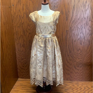 Princess Closet Girls Gown Gold